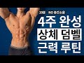 상체 다이어트+근 성장 덤벨운동 프로그램 4가지 [웨이홈트]