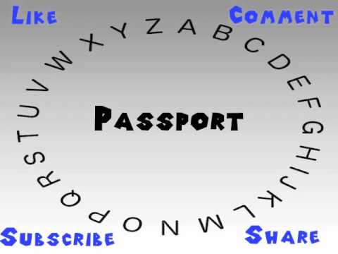 How to Say or Pronounce Passport