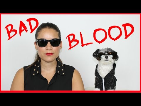 Taylor Swift - Bad Blood - Official Music Video (Cover) - Gina Naomi Baez & Tinkerbelle the dog