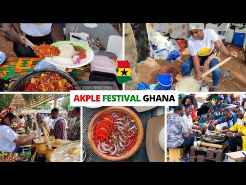 The biggest Fish & Akple festival in Ghana and West Africa. Living in Ghana. Ghana street food.