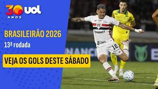 SÃO PAULO VENCE MIRASSOL, SANTOS CEDE EMPATE NO FIM | VEJA OS GOLS DA 13ª RODADA DO BRASILEIRÃO