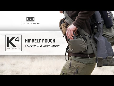 K4 Hipbelt Pouch — Overview & Installation — Exo Mtn Gear