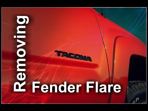2008 Toyota Tacoma Fender Flare Removal