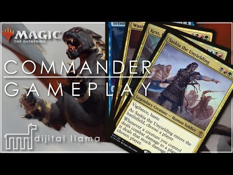 COMMANDER GAMEPLAY | Wasitora X Kess X Tetsuko X Saskia | MtG