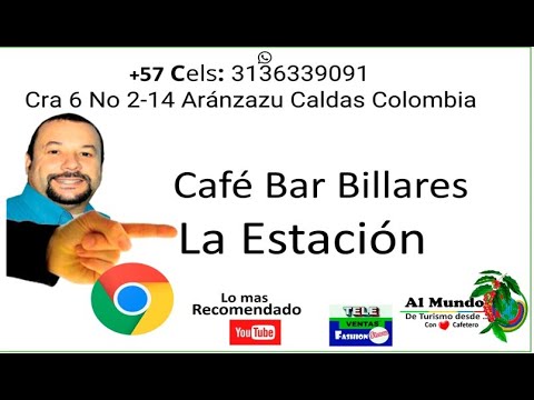 bar billares La estación en Aránzazu Caldas