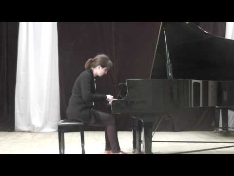 С. Слонимский Прелюдия и фуга ля минор исп.Анна Николич