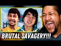Reaction To Squid Game Vs MrBeast Rap Battle Ft Cam Steady Mike Choe