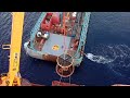 Personnel Basket Transfer At Sea