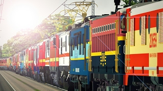 Indian Railways Engines Parade MSTS Open Rails