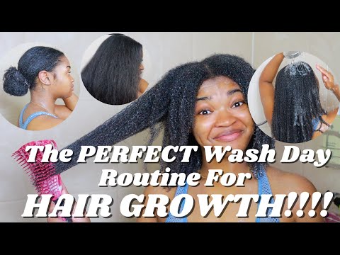 The PERFECT Wash Day Routine for HAIR GROWTH!!! | SUPER DETAILED!!!