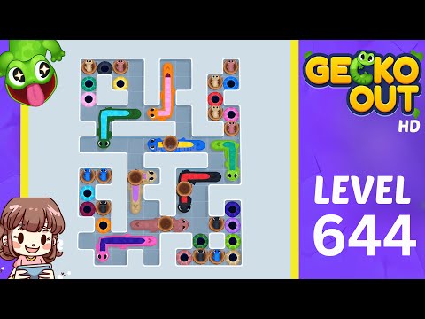 Gecko Out Level 644 Solution Walkthrough
