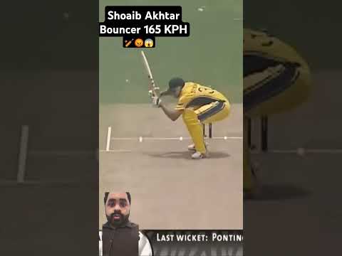 Shoaib Akhtar 😡 Fastest Bouncer 😱🏏Vs Andrew Symonds - 165 ΚΡΗ #cricket #cricketlover #shoaibakhtar