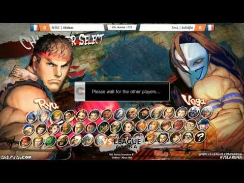USF4 : SmL.Solidjin(Vega) vs NTSC.Abdess(Ryu) - VSLA Round#1, FT5