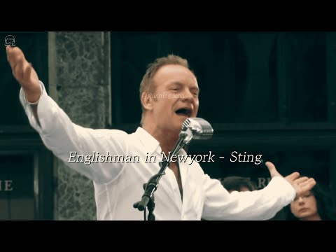 (1hour🤍) Englishman in Newyork - Sting 라이브 버전 1시간 가사 한글 번역 해석 자막 #sting #englishmaninnewyork