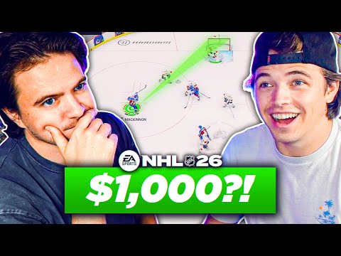 WE PLAYED A $1,000 GAME OF NHL 26... *NASHER VS. TREW CREW*