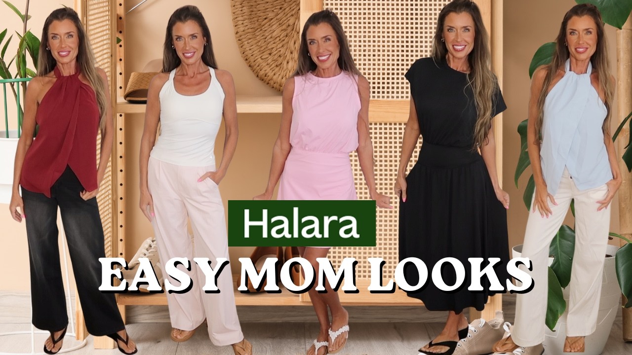 HALARA Try-On Haul 🍂 Easy Mom Looks for Back to School & Date Night