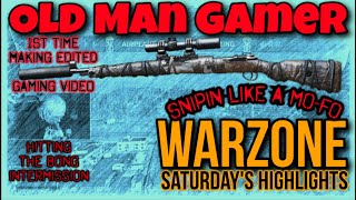Wazone - Old Man Gamer Snipin' Hard - Saturdays Highlights My First Editing type Game Video