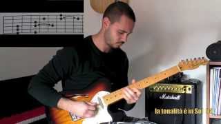 Lezioni di chitarra Blues: Come improvvisare un assolo (con un facile schema pentatonico)