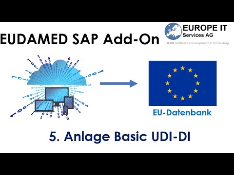 EUDAMED SAP Add On Vorstellung (5/12) - Anlage Basic UDI-DI