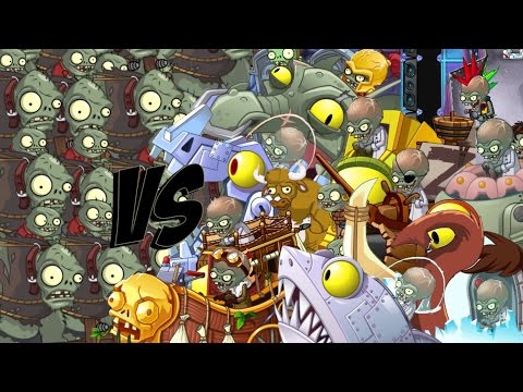 Plants vs Zombies 2 Epic Hack : Gargantuar vs Each Freakin' Zombots