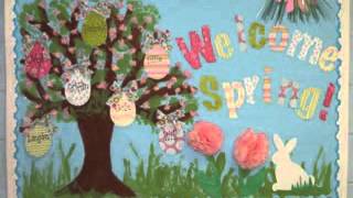 DIY Bulletin board decorating ideas for easter