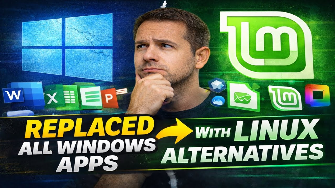 I Replaced All Windows Apps With Linux Alternatives on Linux Mint 22 - Ditched Windows 11