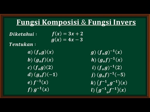 Fungsi komposisi dan fungsi invers