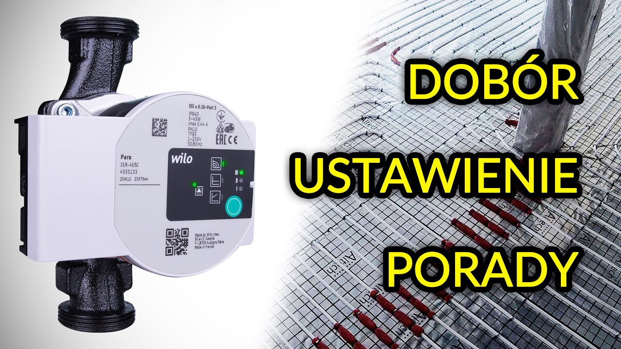 Jak dobrać pompę obiegową do podłogówki