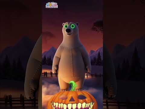 Spooky Arctic Animal Sounds Song 🎃🐧🐻❄️ | Halloween Music Fun for Kids & Toddlers 👻