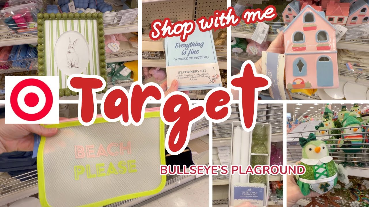 Come Shop With Me at Target 🛒 | NEW Bullseye’s Playground Easter & Spring Decor (Run, Don’t Walk!)