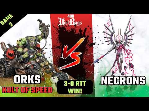 Orks vs CTan Necrons Game 2 RTT WIN! | Chapter Approved Competitive | Warhammer 40k Battle Report