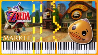 Market ~ The Legend of Zelda: Ocarina of Time | Piano (+ Sheet Music)