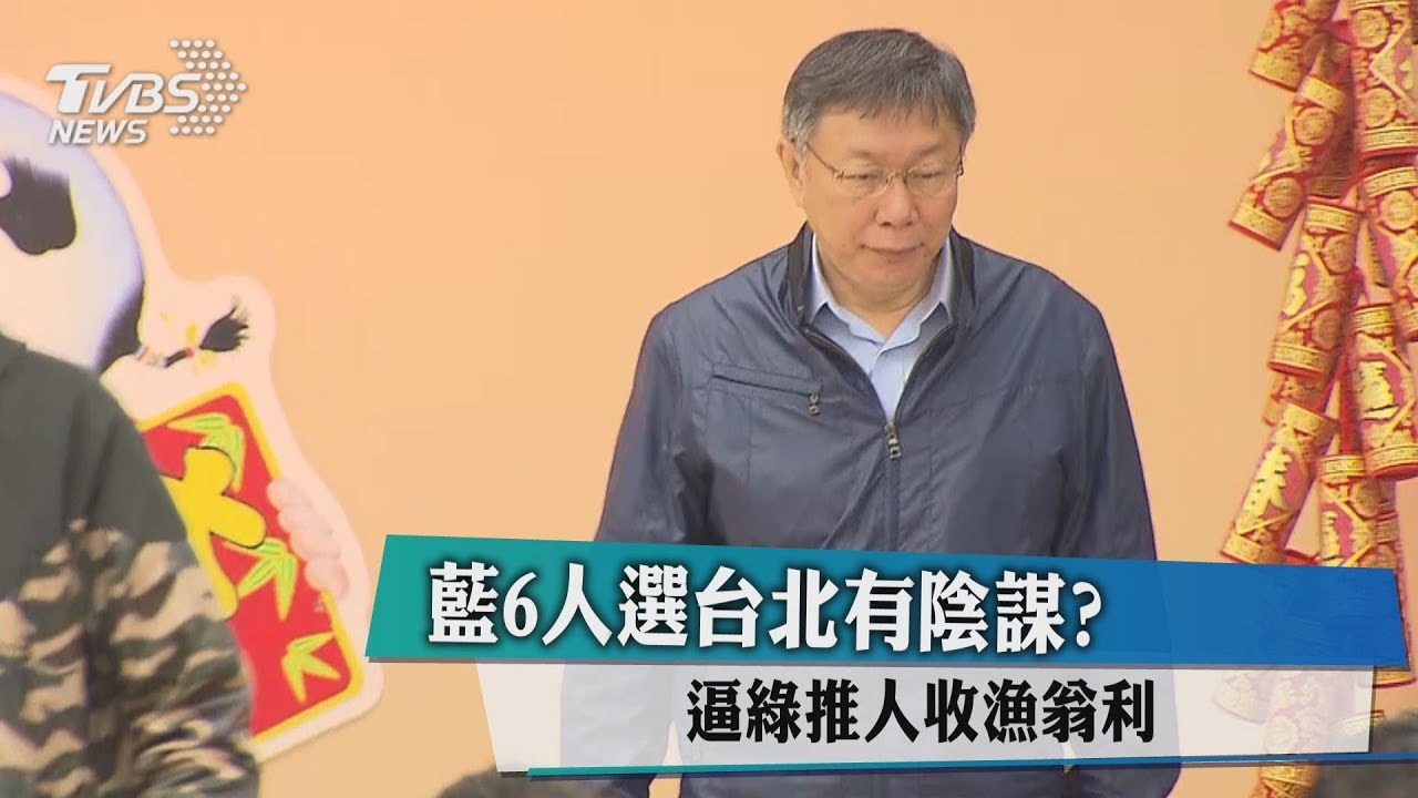 藍6人選台北有陰謀? 逼綠推人收漁翁利