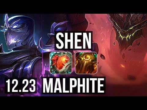 SHEN vs MALPHITE (TOP) | 3/1/15, 600+ games | EUW Master | 12.23