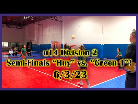 u14 Volleyball Division 2 Semi-Final "Huy" vs. "Green 1"