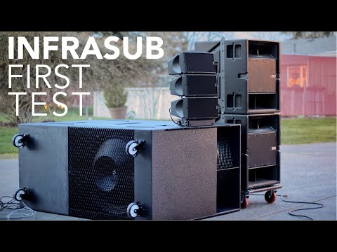 Infra-subwoofer: First Test