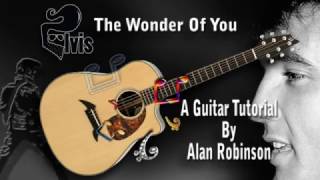 The Wonder Of You - Elvis - Acoustic Guitar Lesson (easy)