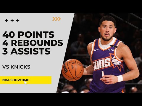 Devin Booker 40 Points, 4 Rebs, 3 Assists vs Knicks - Apr 6, 2025