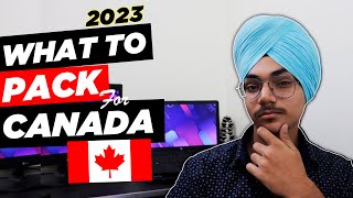 Packing For Canada 2023 | What To Pack As An International Student | Packing List For canada