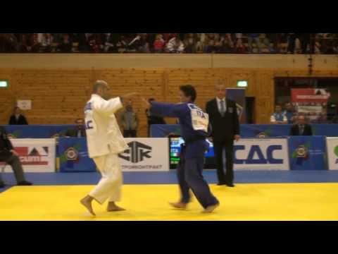 Judo Veterans EM 2011 M3 -60kg  Finale Cabello - Murroni m Siegerehrung