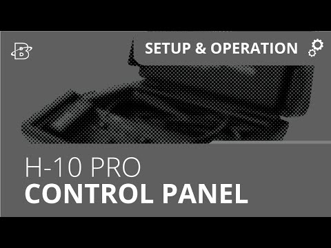 H-10 PRO |コントロールパネルの向き