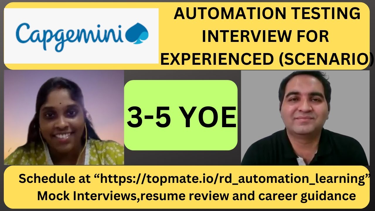 Automation Testing Interview Questions and Answers| Testing Questions | RD Automation Learning