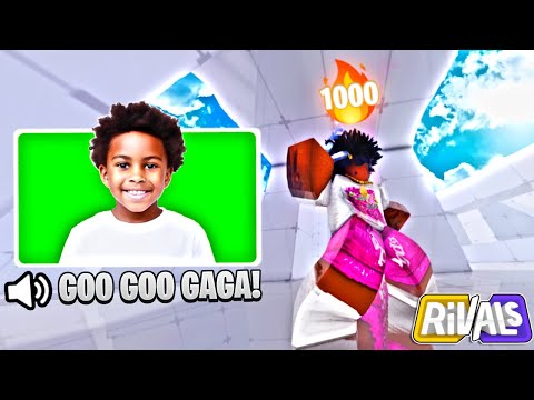 I PLAYED ROBLOX RIVALS WITH A 5 YEAR OLD