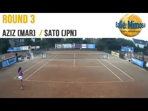 AZIZ (MAR) vs SATO (JPN) 3rd Round - Court 13