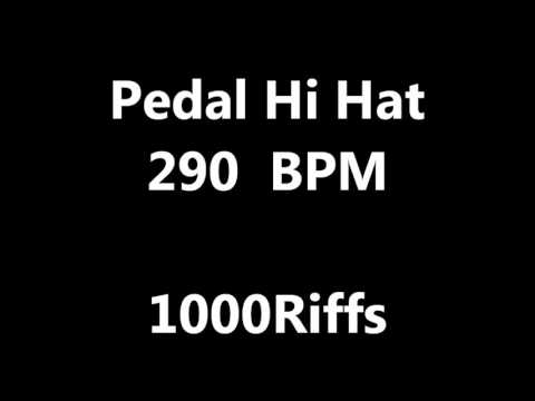 Pedal Hi Hat Metronome : 290 BPM - Beats Per Minute