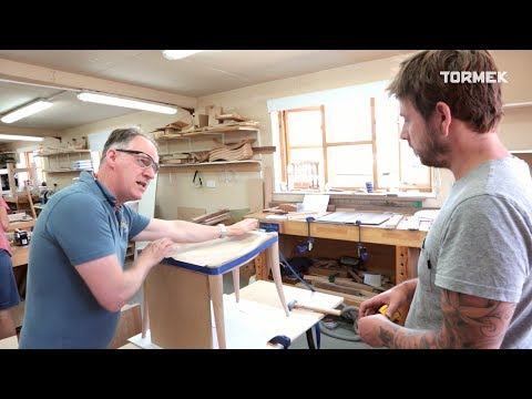 Tormek visit Peter Sefton Furniture School