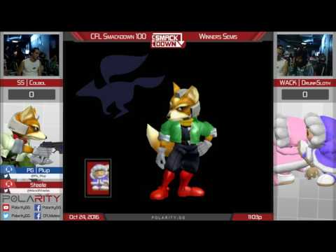 CFL Smackdown 100 Melee - SS Colbol (Fox) vs Drunksloth (ICs) - Winners Semis