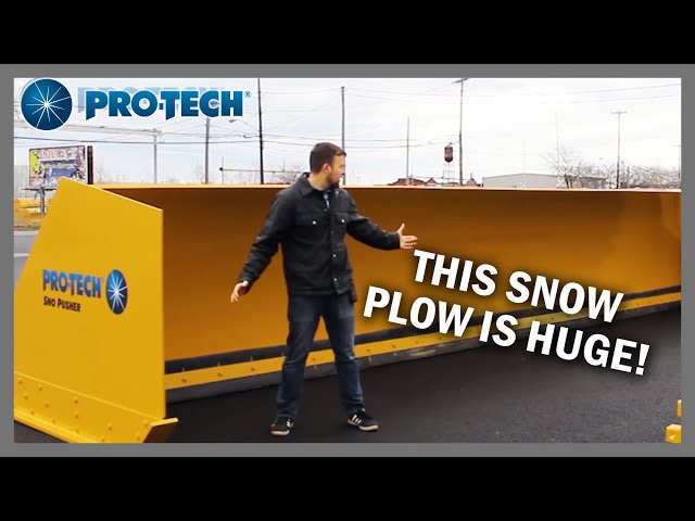 Snow Pusher for Airports and other large properties - Pro-Tech Super Duty Sno Pusher