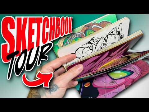 I Spent 1000 Hrs On 1 Sketch Book! (Every page explained)