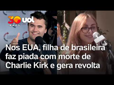 Estudante filha de brasileira gera revolta nos EUA com poema sobre morte de Charlie Kirk; veja vídeo